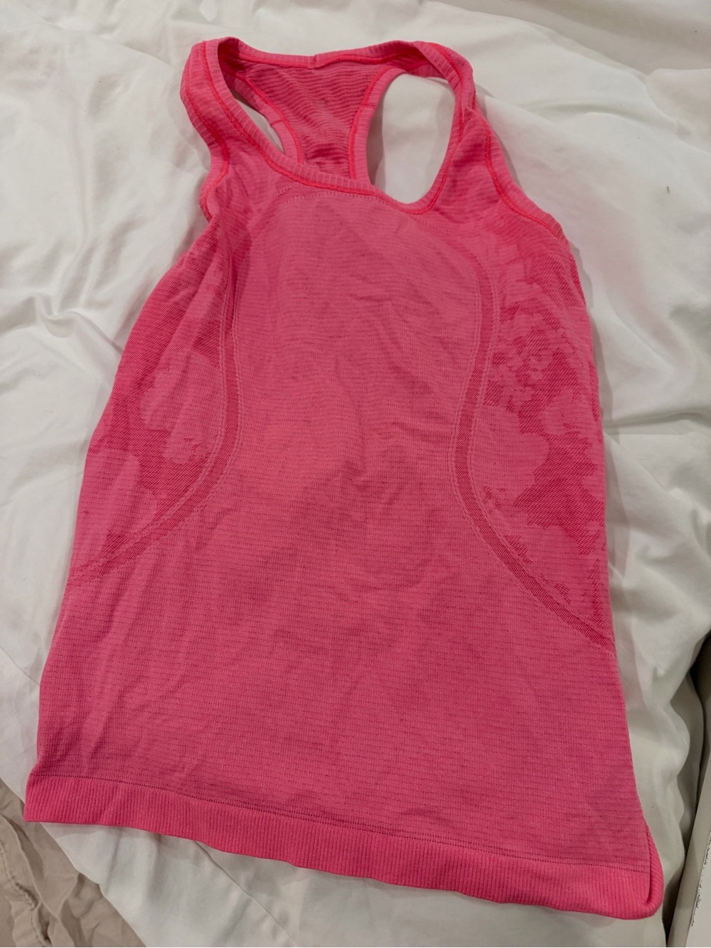 Pink Seamless Racerback Tank Top LULULEMON
